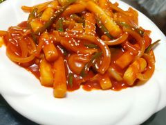 鱼饼炒年糕-桃园中华料理炸酱面(燕儿岛路店)