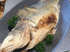 西班牙盐焗海鲈鱼-同喜烤鸭店(光芒店)