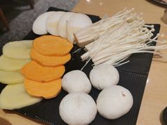 蔬菜拼盘-麻蒲碳烤肉(远景路1号店)