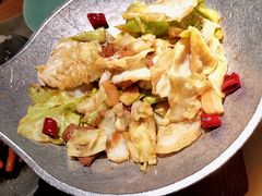 干锅包心菜-绿茶餐厅