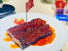 秘制脆皮黑叉烧（精选肥叉）-侨美食家(体育西路店)