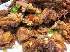 椒盐鸭架-湖庭壹品鸭王·传统北京烤鸭·别墅私房菜·庭院宵夜(江宁店)