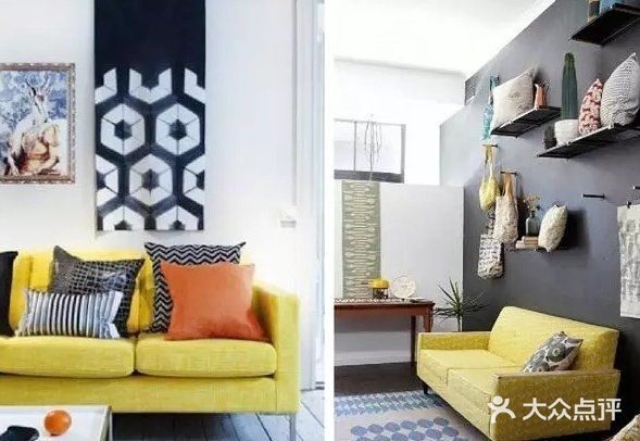 时髦摩登的黄色调，是家居时尚的不变风潮