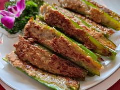 鲮鱼胶煎酿青椒-麻奢鸽农庄·梦里水乡