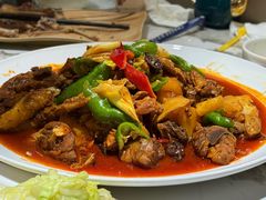 新疆大盘鸡-马白开来特色羊排揪片子  (总店)