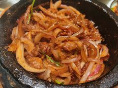 铁板香煎大连黑牛肉-青雅中餐厅(大连金石滩绿发希尔顿度假酒店)