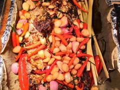 考全鱼-海口绿发希尔顿酒店-田园汇自助餐·三文鱼·海鲜