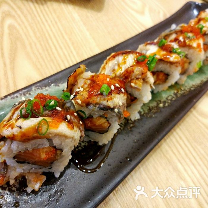 鱼民寿司料理芝士榴莲鳗鱼焗卷图片-北京日本料理-大众点评网