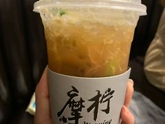 超浓手打渣男柠檬茶-摩柠手作茶室(国贸店)