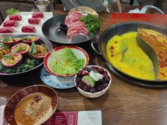 虫草花鸡汤鸳鸯锅-萍姐火锅·公路夜市(南京新街口店)