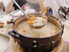 招牌瑶柱虾蟹粥（中）-李记潮汕砂锅粥(营福路店)