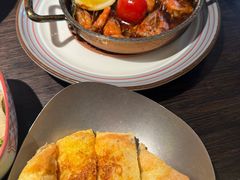 橄榄油蒜香煎虾-庐灶江南·江南菜·四合院Bistro(东直门·华侨夜泊君亭店)