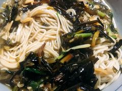 葱油韭黄蛤蜊拌面-明呈黄鱼面馆(斜土路店)