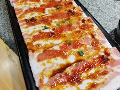 调味五花肉-九田家黑牛烤肉料理(万达店)