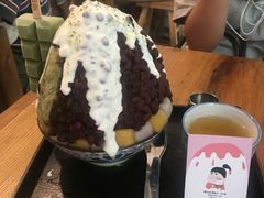 抹茶生乳かき氷-WONDER ICE 萬得冰田(建設路总店)