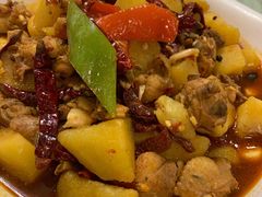 新疆大盘鸡-新疆红柳花餐厅(新洲店)