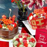 合肥！！是谁已经提前吃上新年蛋糕🎂了…