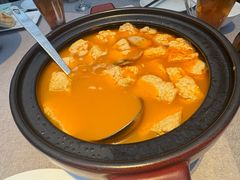 松茸虾汤老豆腐-花家怡园(四合院总店)