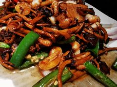 茶树菇炒八爪鱼-桂满陇-十里风荷(合生汇店)