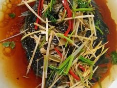 清蒸多宝鱼-烁佳海鲜大馅饺子