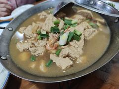 豆腐配虾-小乡小镇·传承桐庐土菜·老板亲自烧的菜