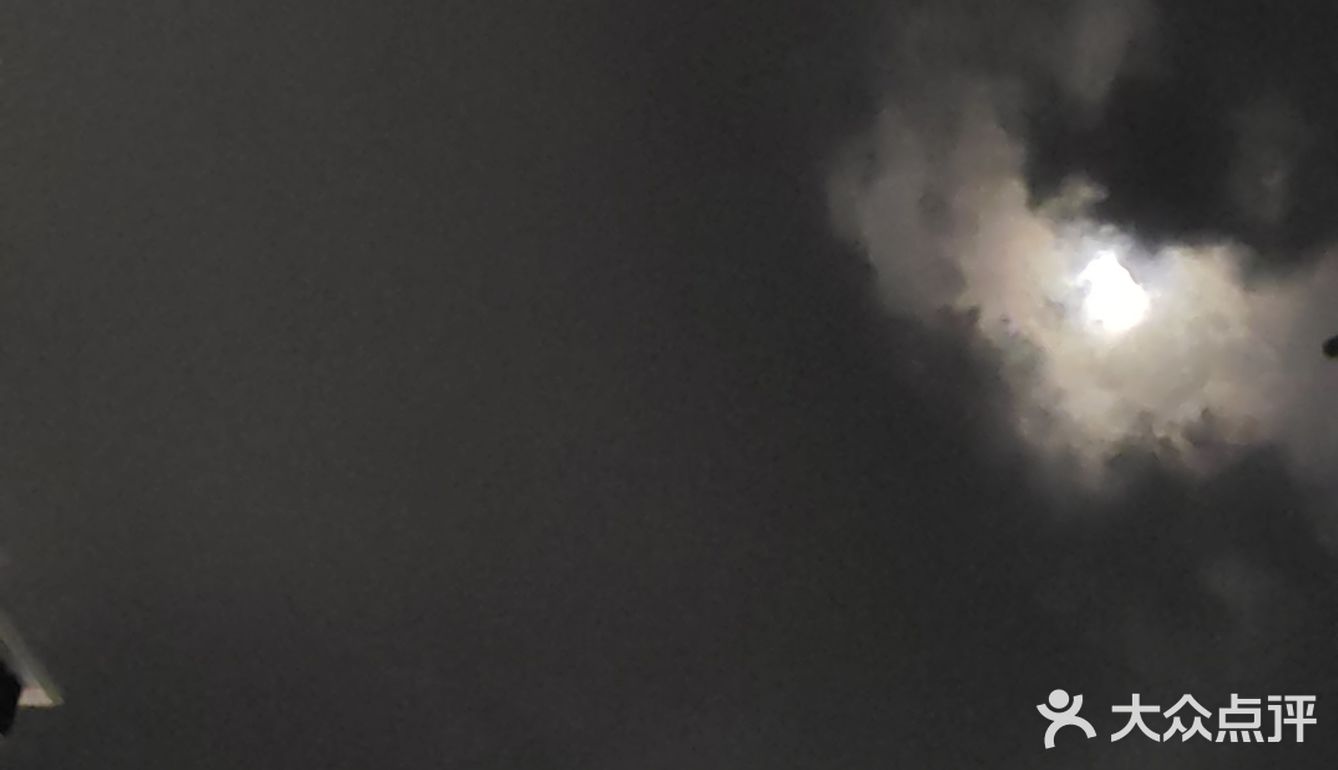 昨晚8月十五，云层有点厚