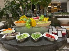 自助取餐区-西安高新希尔顿酒店·咖啡露台西餐厅
