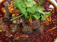 辣子蒜羊血-海荣锅贴馆(五味十字店)