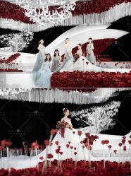 -三色锦婚礼定制