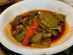 虎皮尖椒炒肉-百年银屏蚝烙·潮汕菜·非遗(乐山店)