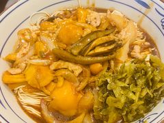 葱炒鳝糊面-爱家面馆(常州总店)