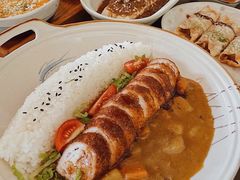 紫苏芝士猪排咖喱饭-拾年