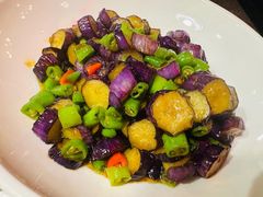 紫苏杭椒茄子-新白鹿餐厅(百联中环店)
