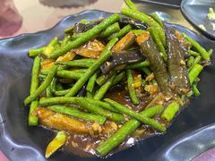 茄子烧豆角-壹阁胡羊焖饼(特色小吃街店)