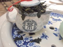 丰盛的茶叶-穗港龙海鲜酒家宴会厅(挂绿广场店)