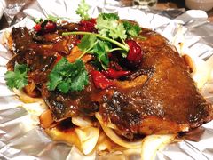 风味蝶鱼头-将相和·海鲜蒸饺大连菜
