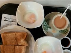 枷椰奶油吐司套餐-马来西亚美食街