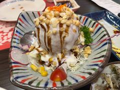 温泉蛋爆浆土豆泥-仙隐小鹿中华料理(南宁万象城店)