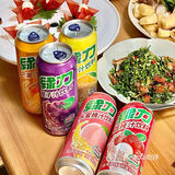 打开易拉罐果香四溢，入口也是清爽无比，真的横扫油腻