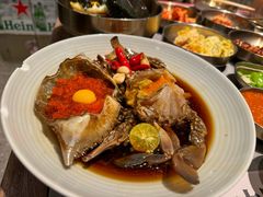 -草家酱蟹炭火烤肉店(珲春南路一店)