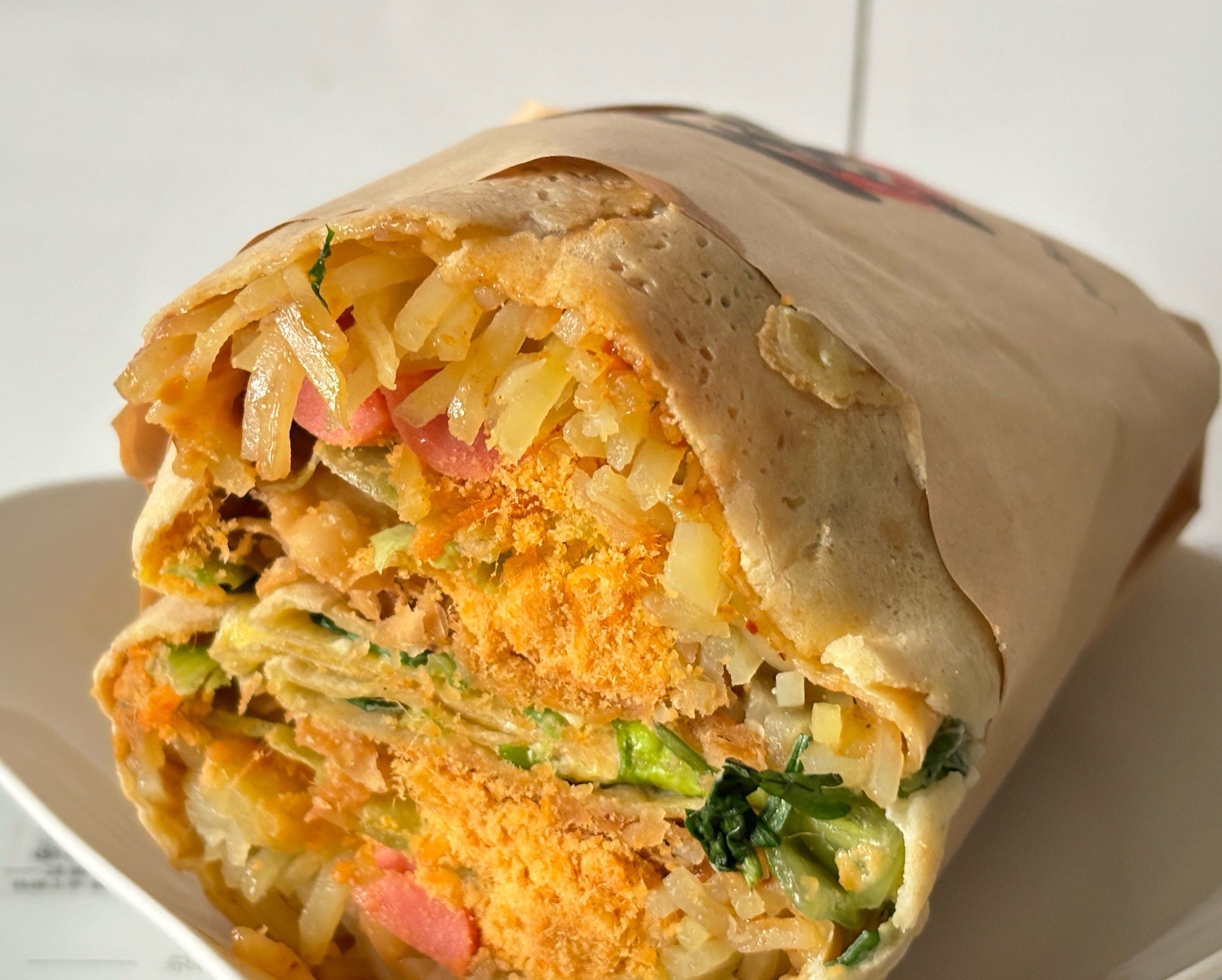 幸福从早餐开始,杂粮煎饼真让人欲罢不能