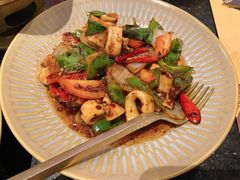 泰式辣椒膏炒墨鱼仔-simply thai天泰(静安嘉里中心店)