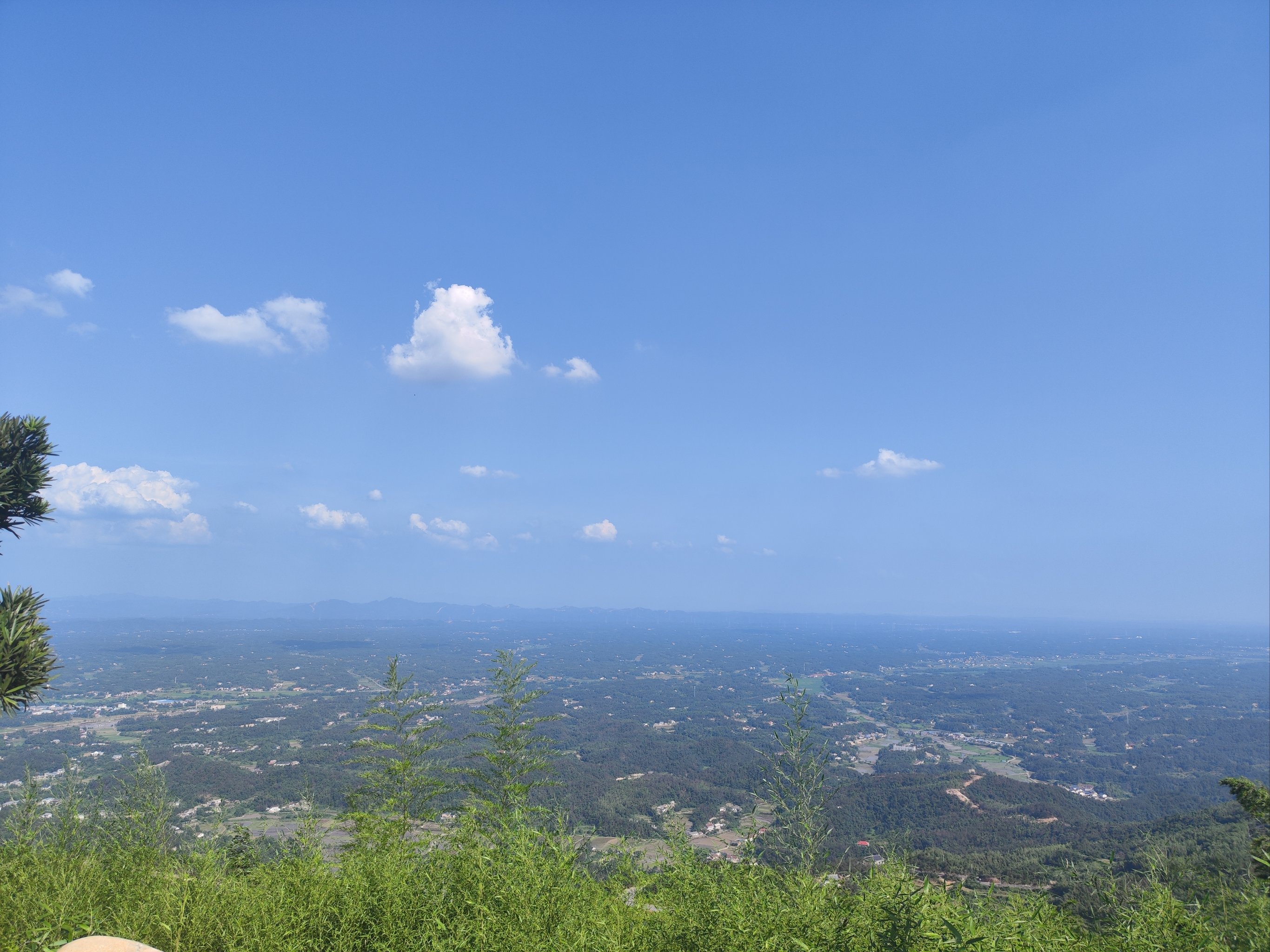 山顶的风景真美啊图片