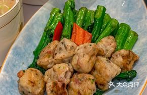 Braised Fish Balls with Chinese Broccoli