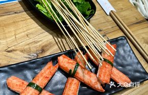 Bamboo-Skewered Small Sausages