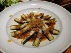 鲜虾酿秋葵-京味斋·烤鸭·北京菜(安贞店)
