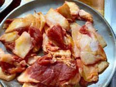 香烤牛胸口朥毛肥边肉-口岸齐齐哈尔烤肉(风尚米兰总店)