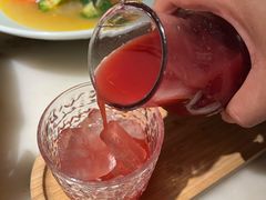 杨梅汁-绿茶餐厅(松江万达店)