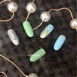 镶钻跳色-挚爱美甲Bloved Nail