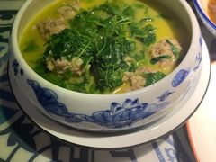 野菜丸子炒金花菜-香阁餐厅·常州菜·常州菜代表品牌(新北奥体店)